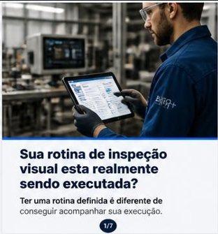 Operador com tablet: sua rotina de inspeção visual está realmente sendo executada?